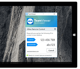 TeamViewer QuickSupport для срочной поддержки