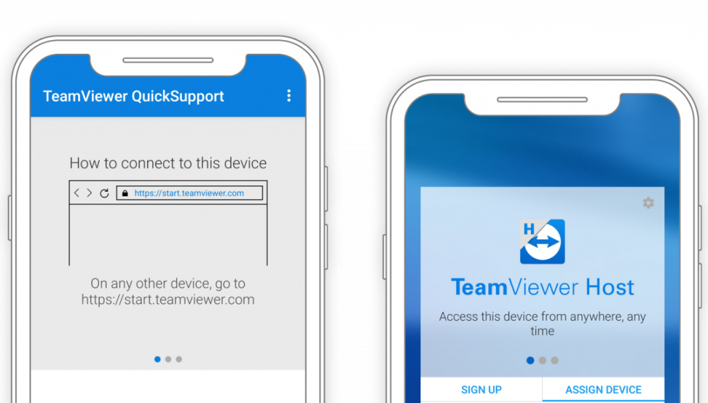 set teamviewer to start with phone android