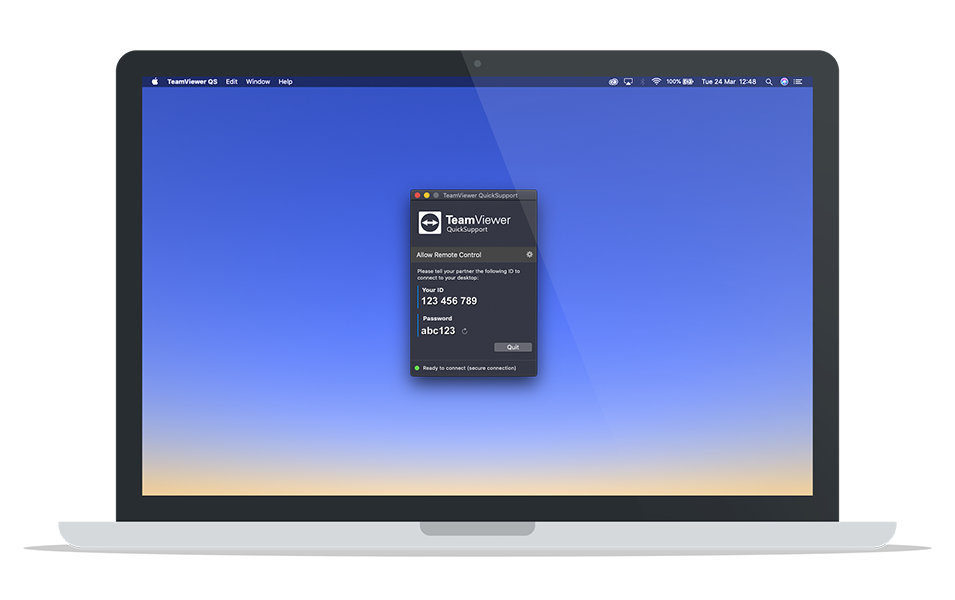 QuickSupport auf einer (kleinen) Desktop-Umgebung