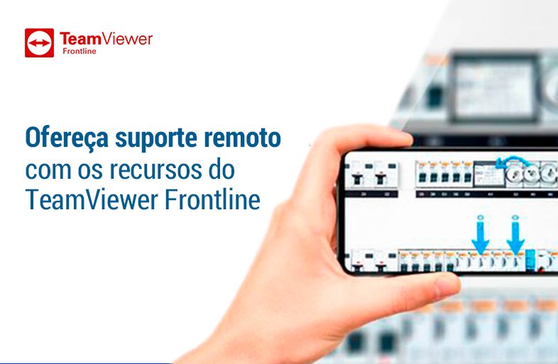 Ofereça suporte remoto com os recursos do TeamViewer Frontline